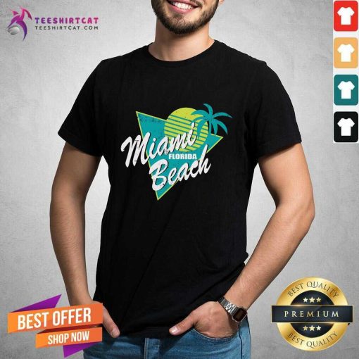 Premium Miami Florida Beach Retro T-Shirt