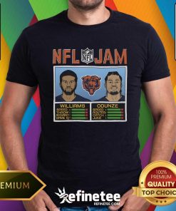 Premium NFL Jam Bears Williams And Odunze T-Shirt