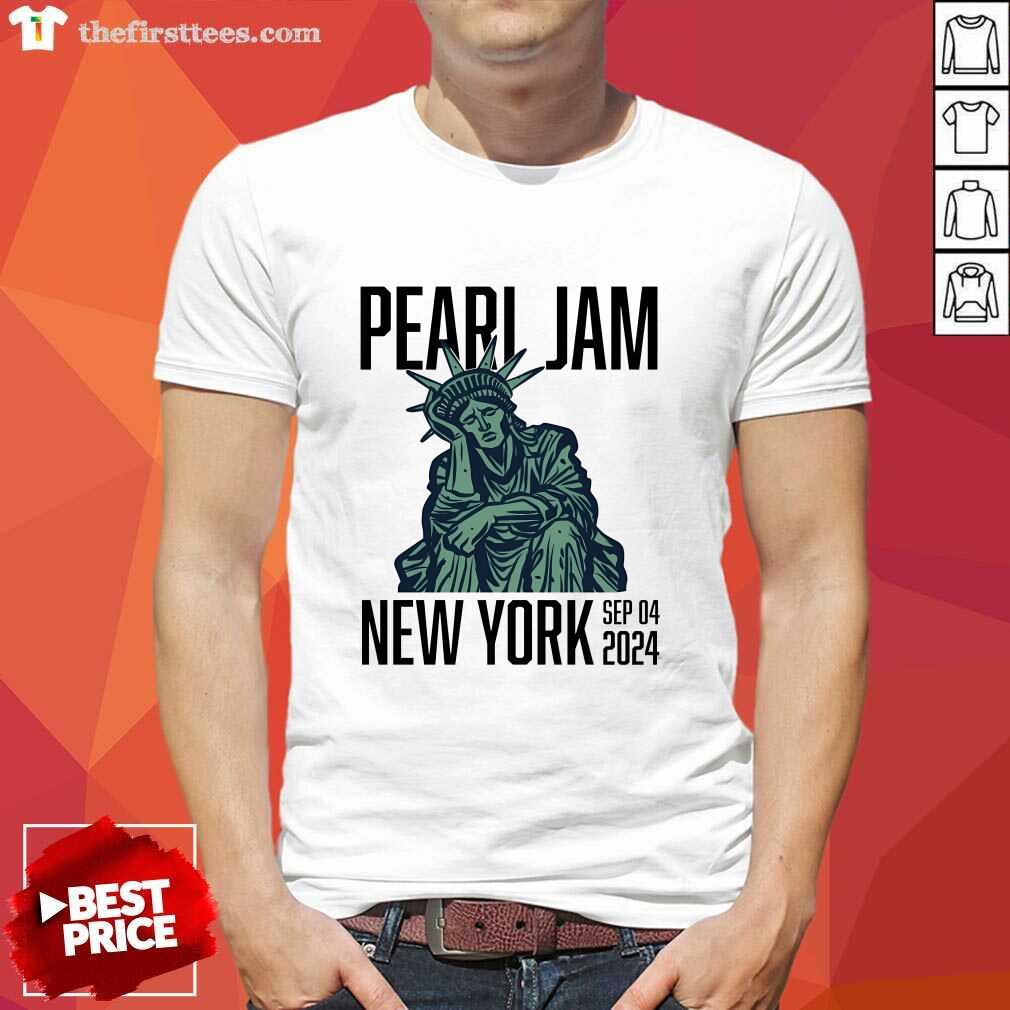 Shirt Premium Pearl Jam Dark Matter World Tour 2024 New York T-Shirt