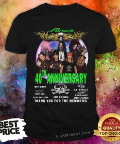 Premium Poison Band 40th Anniversary T-Shirt