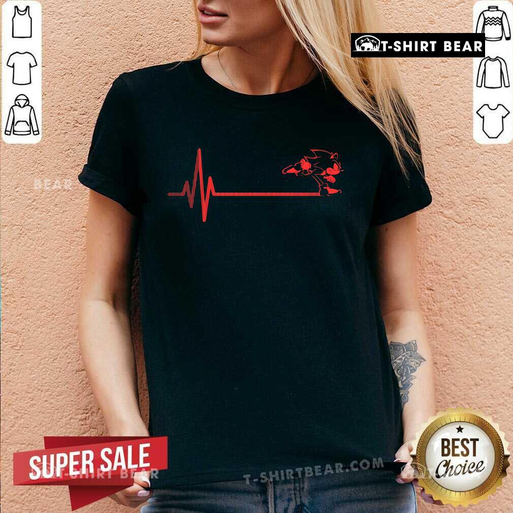 V-Neck Premium Sonic Heartbeat V-Neck