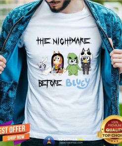 Premium The Nightmare Before Bluey Dog T-Shirt
