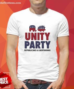Premium Unity Party Republicans And Libertarians T-Shirt