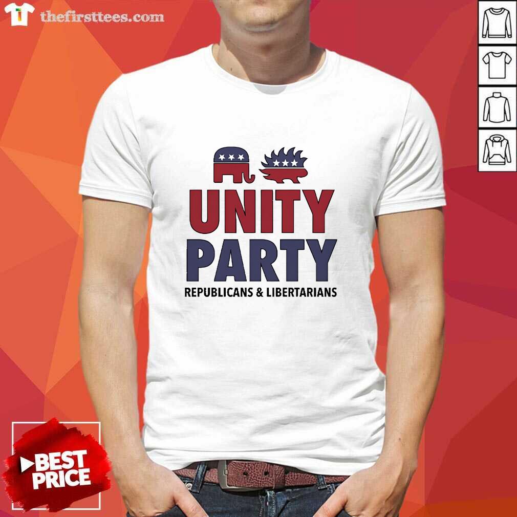 Shirt Premium Unity Party Republicans And Libertarians T-Shirt
