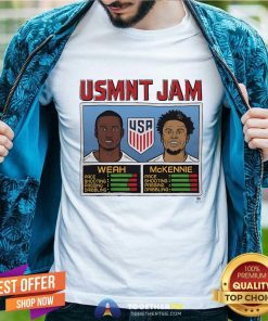 Premium USMNT Jam Weah And McKennie T-Shirt