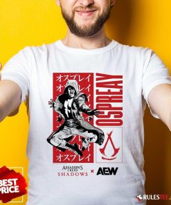 Premium Will Ospreay Aerial Assassin Assassin's Creed Shadows X AEW T-Shirt
