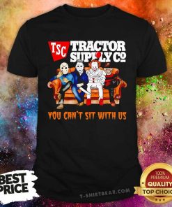 Premium You Can't Sit With Us Horror Movies Tractor Supply Halloween T-Shirt