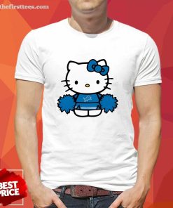 Pretty Hello Kitty Detroit Lions Cheerleader T-Shirt