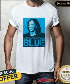 Pretty In November We Wear Blue Kamala Harris T-Shirt
