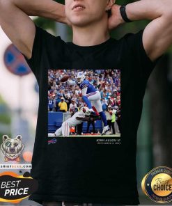 Pretty Josh Allen Buffalo Bills NFL Flash Features Week 1 T-Shirt