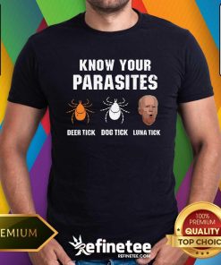 Pretty Know Your Parasites Anti Joe Biden T-Shirt
