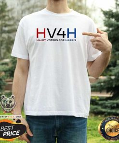 Pretty Kyle Sweetser HV4H Haley Voters For Harris T-Shirt