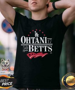 Pretty Los Angeles Dodgers MLB Ohtani Betts T-Shirt