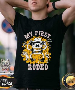 Pretty My First Rodeo Frog Cowboy T-Shirt
