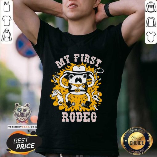 Pretty My First Rodeo Frog Cowboy T-Shirt