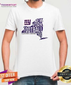 Pretty New York Giants Football 4X Super Bowl Champions Est 1925 T-Shirt