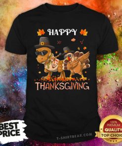 Pretty Turkey Dinosaur Dabbing Rapper Hiphop Thanksgiving T-Shirt