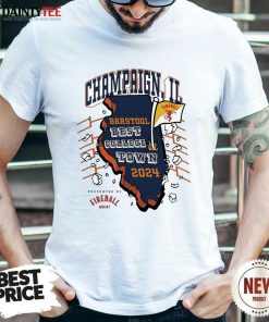 Top Best College Town Champaign Fireball Whisky 2024 T-Shirt