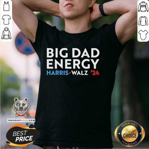 Top Big Dad Energy Harris Walz 24 T-Shirt
