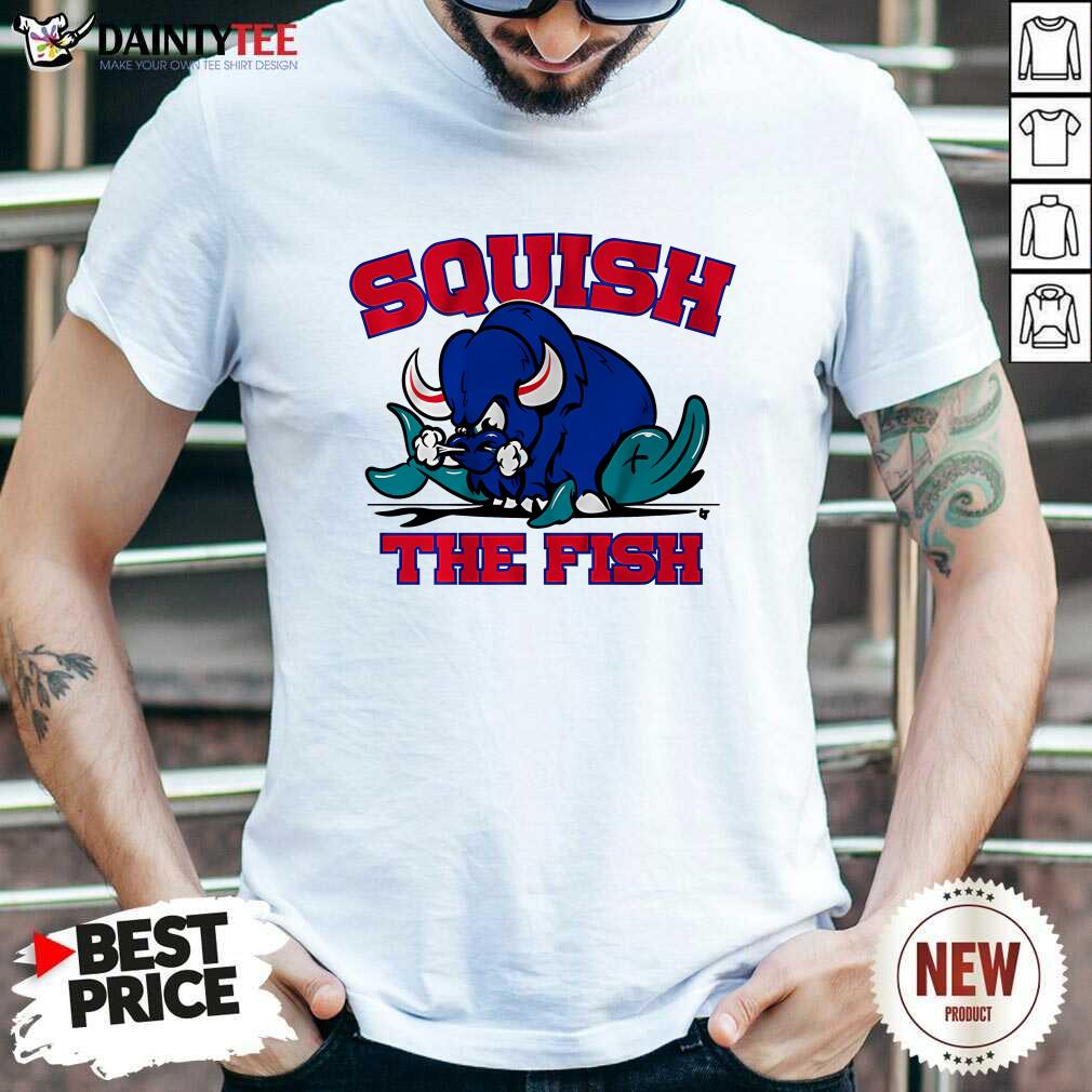 Shirt Top Buffalo Squish The Fish T-Shirt