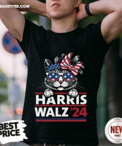 Top Cat Ladies Harris Walz '24 T-Shirt