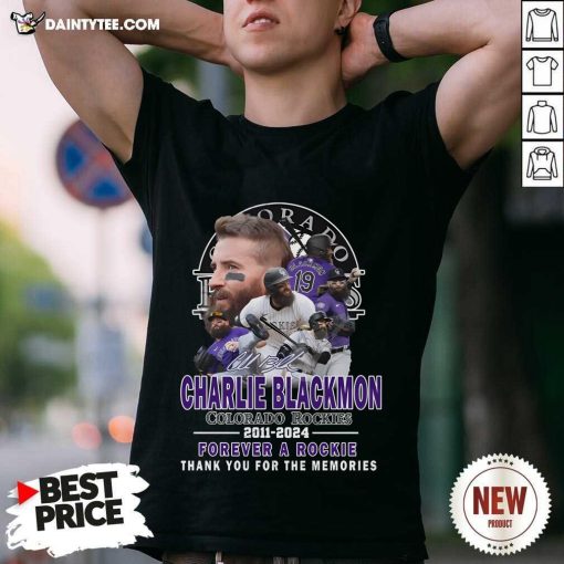 Top Charlie Blackmon Colorado Rockies 2011-2024 T-Shirt