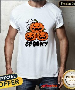 Top Happy Halloween Spooky Pumpkin T-Shirt