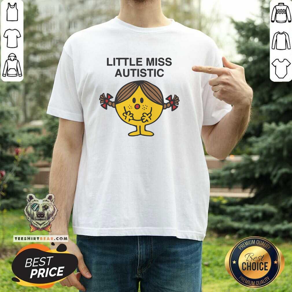 Shirt Top Little Miss Autistic T-Shirt