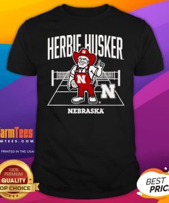 Top Nebraska Volleyball Herbie Mascot T-Shirt