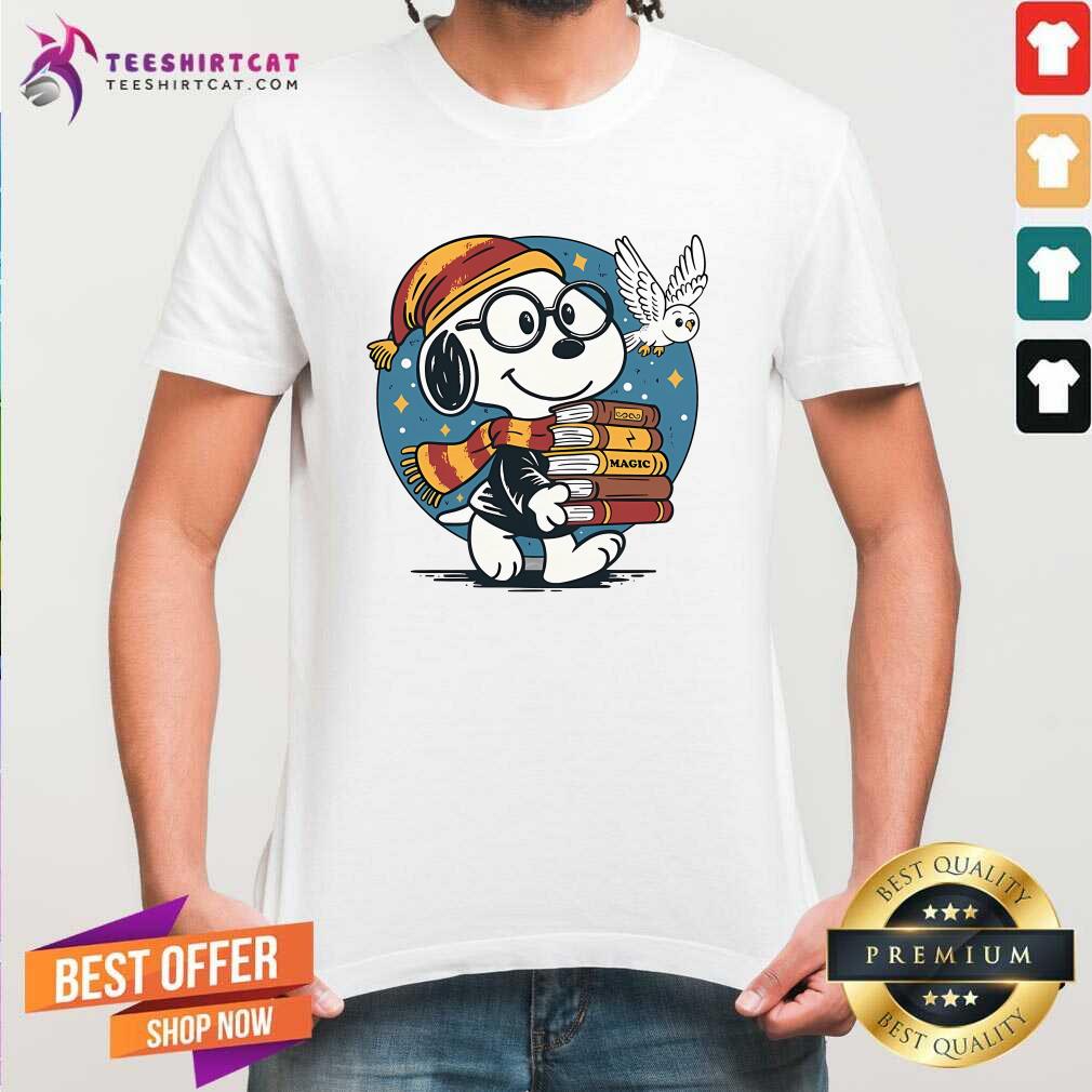 Shirt Top Peanuts Snoopy Bookworm Beagle T-Shirt