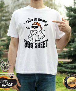 Top This Is Some Boo Sheet Halloween Ghost T-Shirt