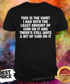 Top This Is The Shirt I Had With The Least Amount T-Shirt