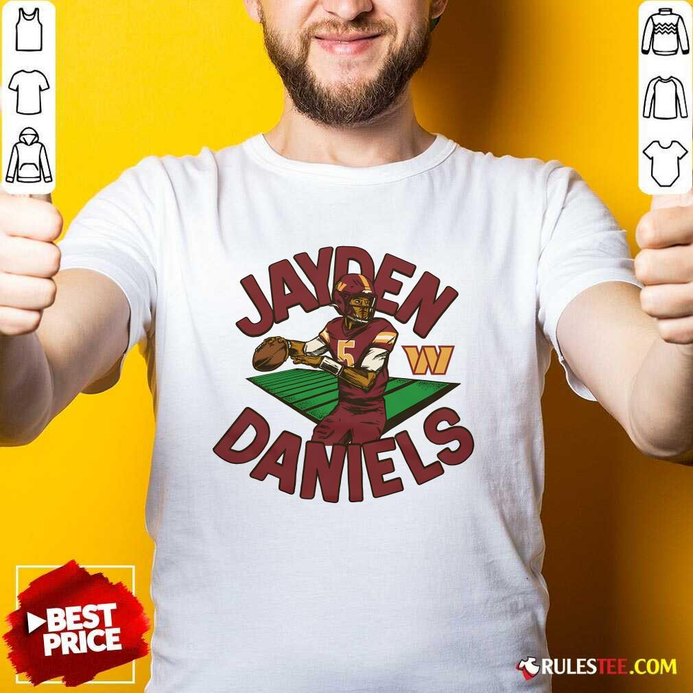 Shirt Top Washington Commanders Jayden Daniels T-Shirt