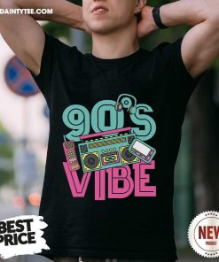 Awesome 90s Vibe Vintage 1990s Music 90s Costume Party Nineties T-Shirt