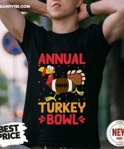 Awesome Annual Turkey Bowl Funny Thanksgiving T-Shirt