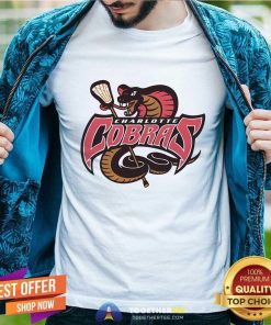Awesome Charlotte Cobras Lacrosse T-Shirt