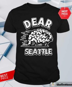 Awesome Dear Seattle Brain Car T-Shirt