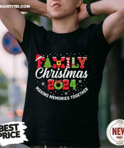 Awesome Family Christmas 2024 Matching Outfit Xmas Squad Santa T-Shirt