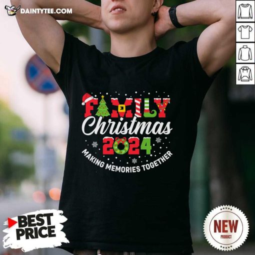 Awesome Family Christmas 2024 Matching Outfit Xmas Squad Santa T-Shirt