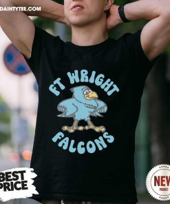 Awesome Ft Wright Falcons Bubble T-Shirt