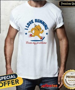 Awesome I Love Running From My Problems Cat T-Shirt