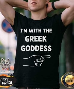 Awesome I'm With The Greek Goddess Halloween T-Shirt