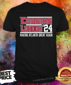 Awesome Kirk Cousins Drake London 24 Making Atlanta Great Again T-Shirt