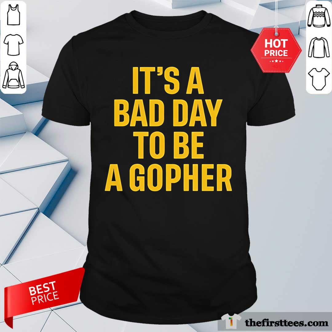 Shirt Awesome Mason Graham It's A Bad Day To Be A Gopher T-Shirt