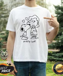 Awesome Mom Jeans Snoopy The Peanuts Puppy Love T-Shirt