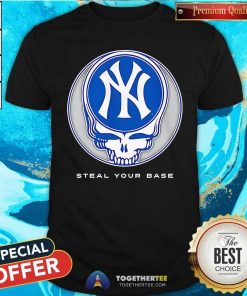 Awesome New York Yankees Grateful Dead Steal Your Base T-Shirt