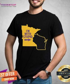 Awesome Packer I'm With Stupid T-Shirt