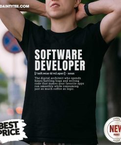Awesome Software Developer Occupation Definition Occ T-Shirt