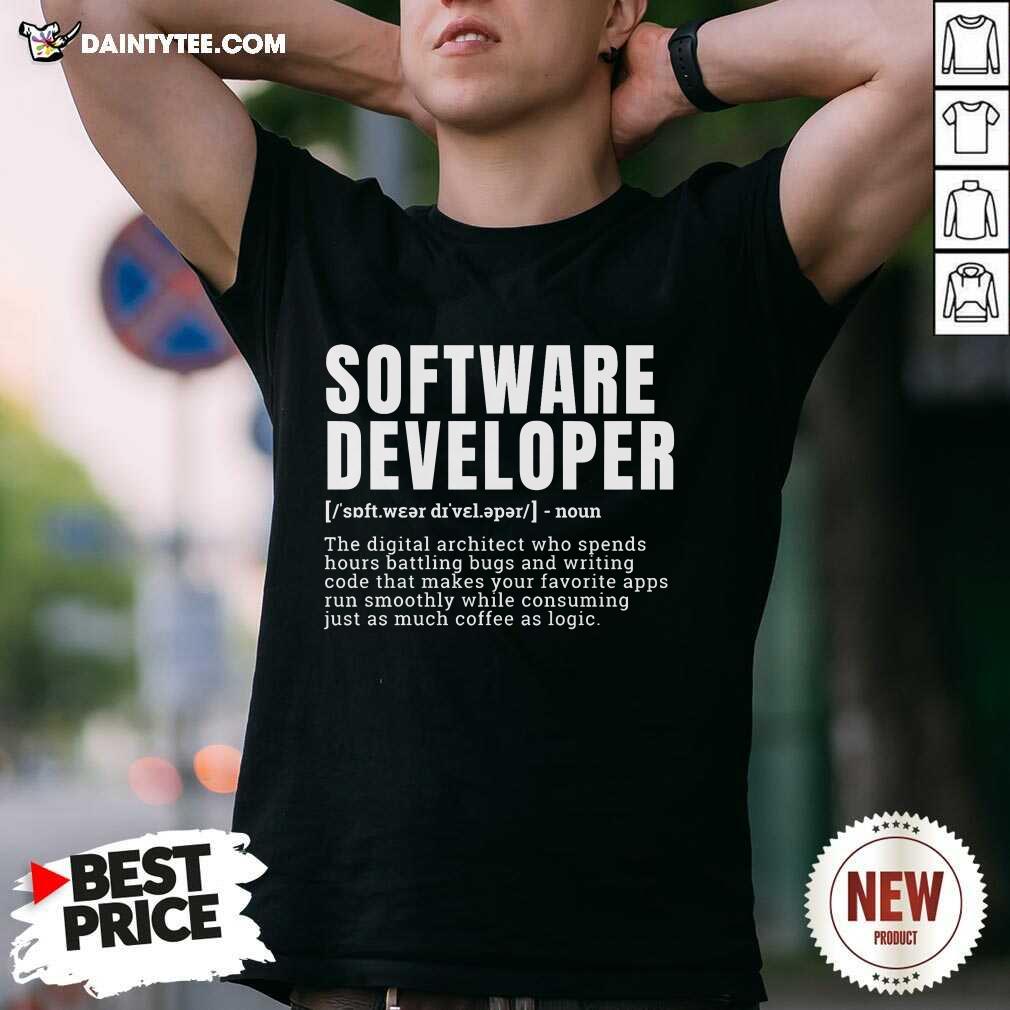 Shirt Awesome Software Developer Occupation Definition Occ T-Shirt