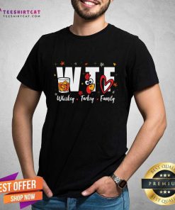 Awesome Whiskey Turkey Family Bourbon Lovers Thanksgiving T-Shirt